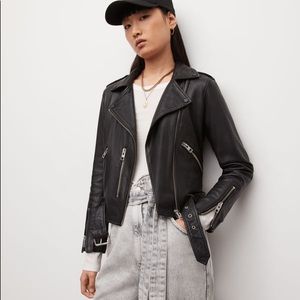 All Saints Balfern Leather Biker Jacket
